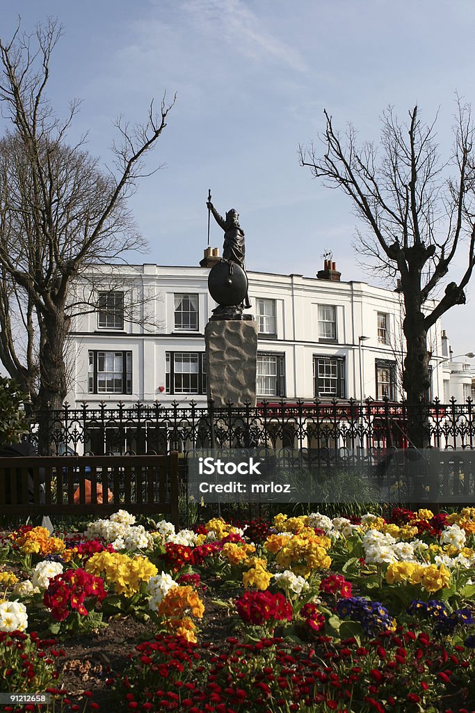 Spring in Winchester  Alfred the Great Stock Photo