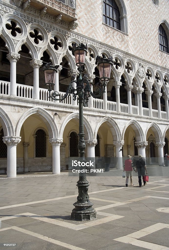 Palazzo Ducale-Venezia St Marks quadrato, Venezia - Foto stock royalty-free di Architettura