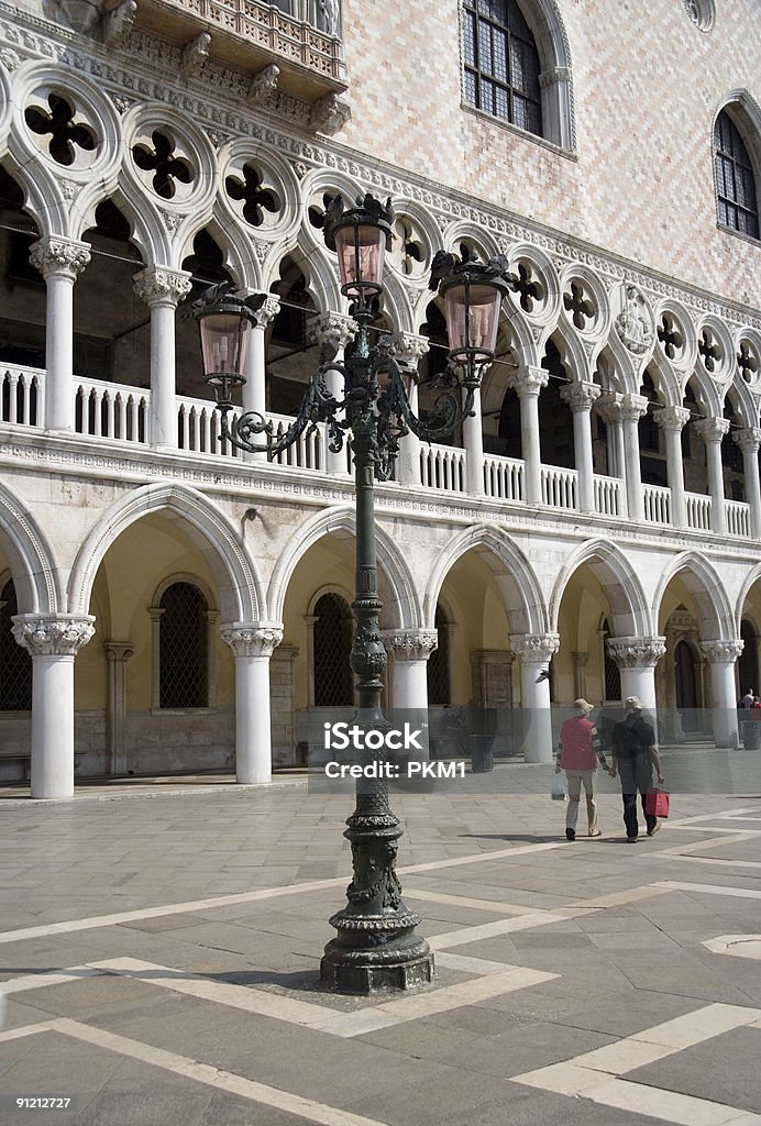 Pałac Dożów St Oznaki Square, Venice - Zbiór zdjęć royalty-free (Architektura)