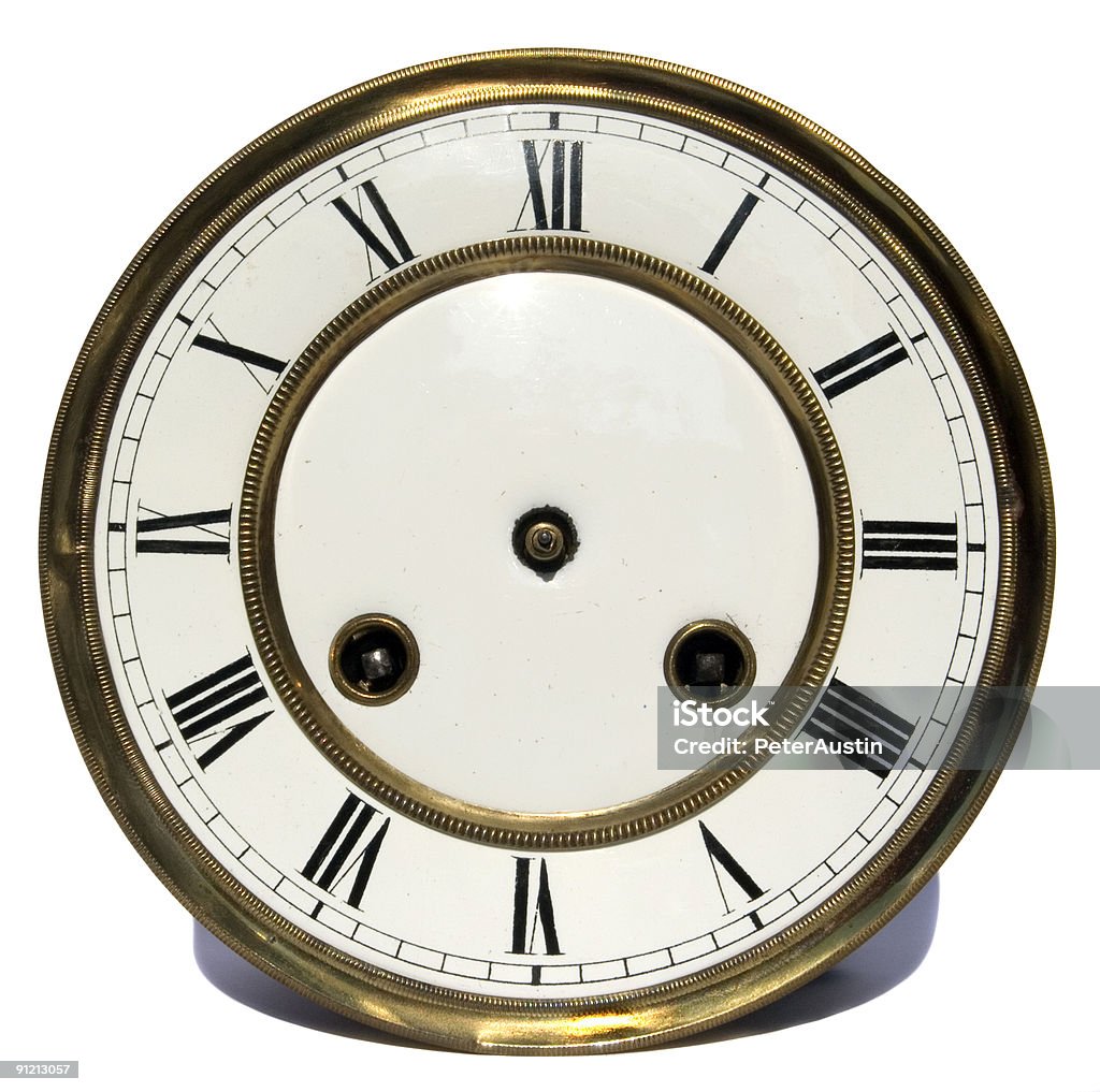 Clock - no hands  Antique Stock Photo