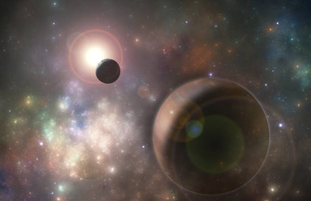 istock Fantasy universe illustration, unknown alien planet, 3D illustration 912133304