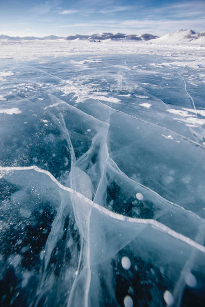 istock Ice surface of  lake 912133824
