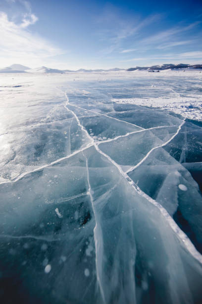 istock Ice surface of  lake 912137284