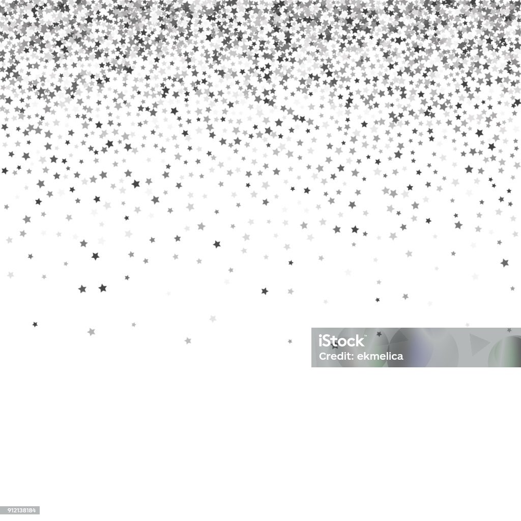 Abstract Random Stars Pattern Abstract Pattern Of Random Falling Stars Stock Illustration - Download ...
