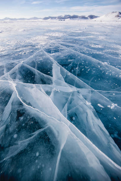 istock Ice surface of  lake 912138194