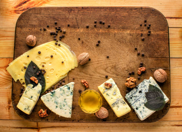 istock Various types of cheese, still-life. 912138276
