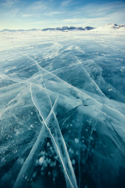 istock Ice surface of  lake 912138860