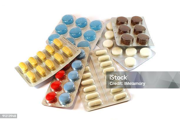 Different Tablets Stock Photo - Download Image Now - Close-up, Color Image, Container