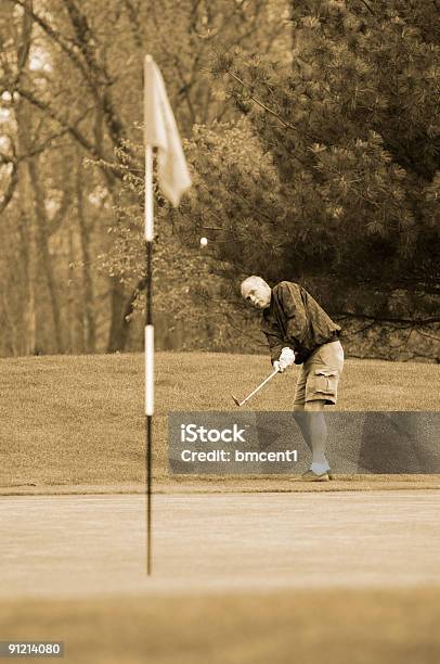 Classic Chip Shot Stock Photo - Download Image Now - 50-59 Years, Adult, Adults Only
