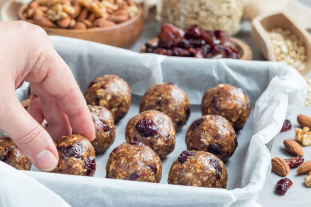 istock Healthy homemade energy balls, horizontal 912142900