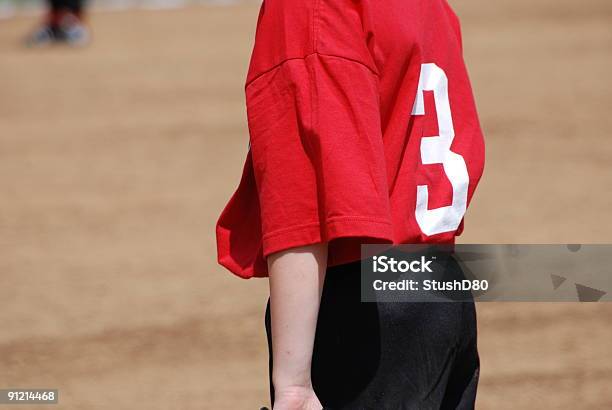 Minor League First Baseman Stock Photo - Download Image Now - Agricultural Field, Baseball - Ball, Baseball - Sport