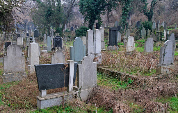 istock old cemetery in city Nis 912146866