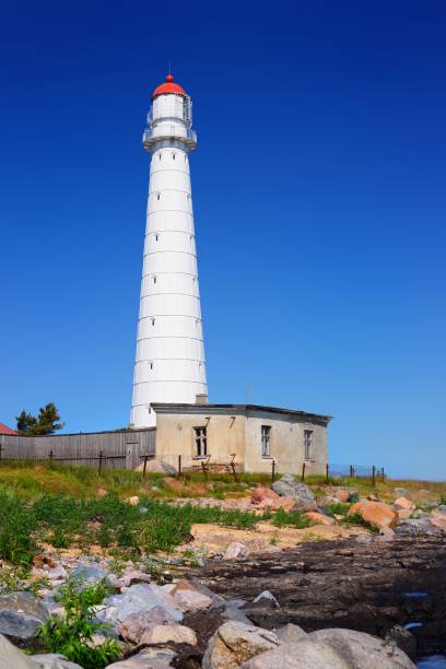 istock White lighthouse on the Hiumaa island, Estonia 912146928