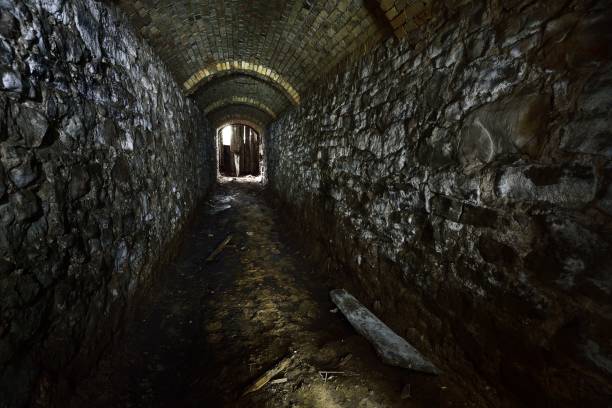 istock Old abandoned warehouses in a dungeons. Riga, Latvia 912146952