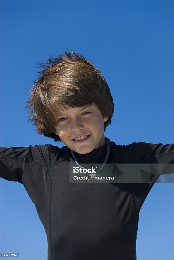 Surf Boy  Adolescence Stock Photo