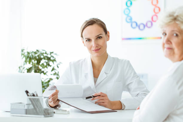 istock Professional dietician during nutrition consultation 912150828