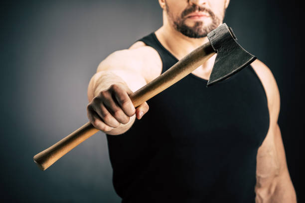 istock sports man holding axis 912152354