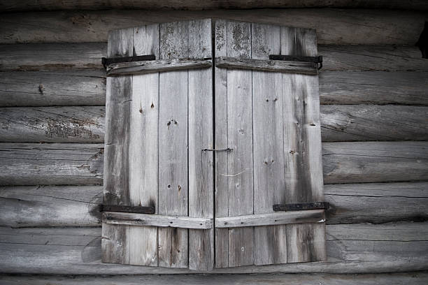 istock Old wooden doors 91215829