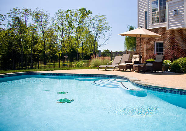 istock View of swimming pool and patio 91216164