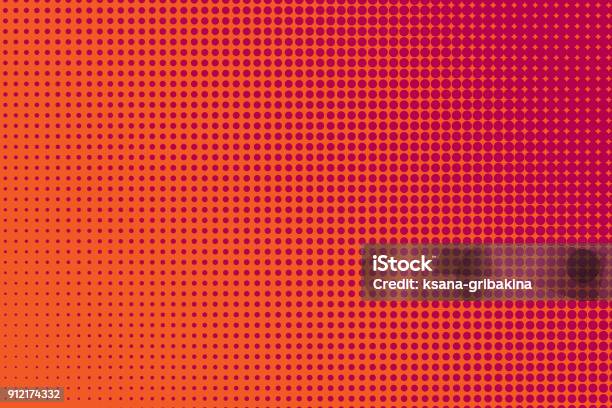Spotted Comic Texture Comic Book Background With Halftone Texture Stock Illustration ...