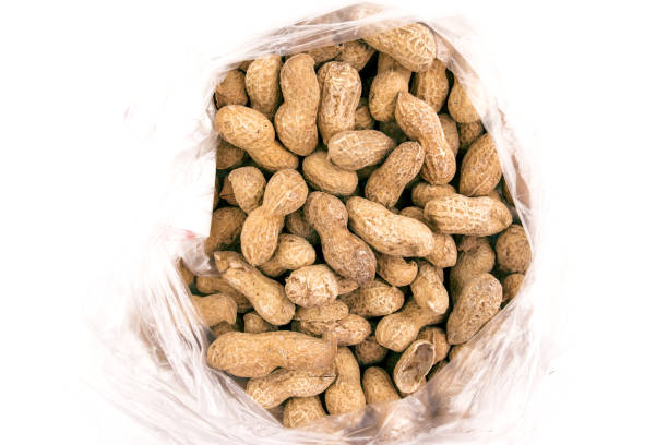 istock Bag Full Of Peanuts Closeup 912189750