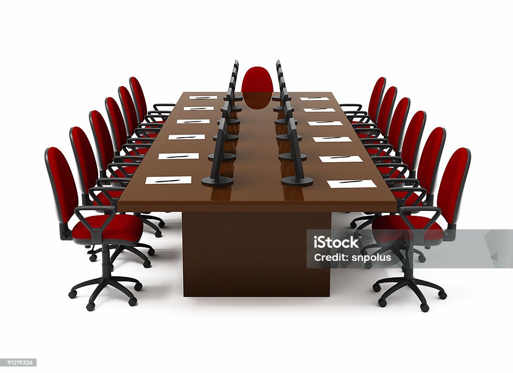 Mobili per una conferenza - Foto stock royalty-free di Affari