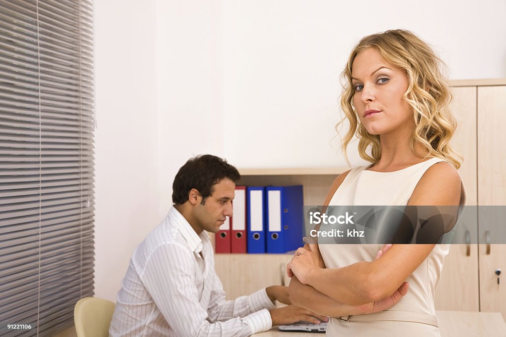 businessman and businesswoman as a team  Business Stock Photo