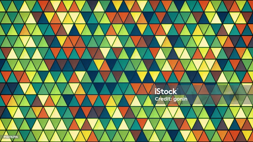 Triangle Pattern Glass Sheets Colorful Glass Triangles Pattern Stock Illustration - Download Image ...