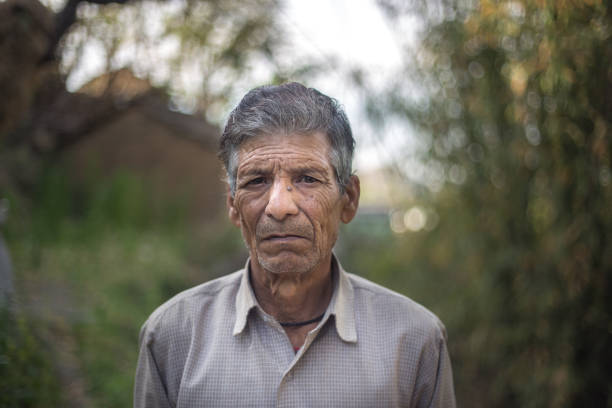 istock Portrait of an old Indian man. 912216410