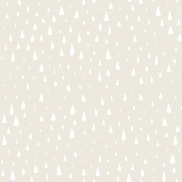 ilustraciones, imágenes clip art, dibujos animados e iconos de stock de patrón sin fisuras con la mano pintado de gotas de lluvia - decoration seamless drop occupation