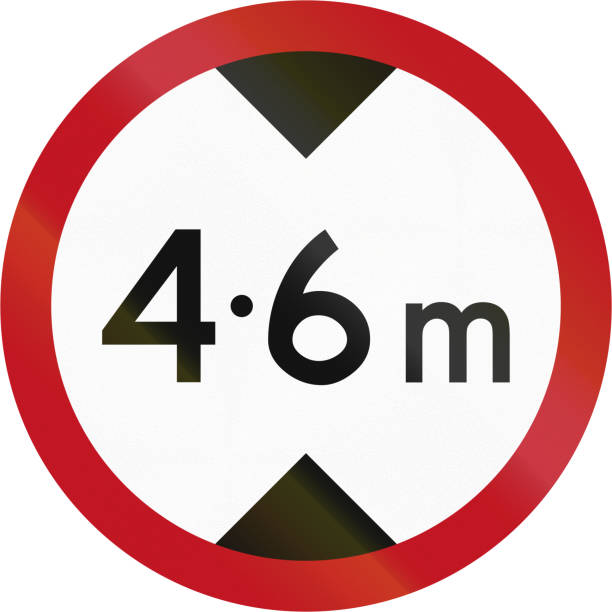istock New Zealand road sign RG-12 - Height Restriction 912234166