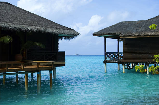 istock Water Bungalow Maledivian 91225494