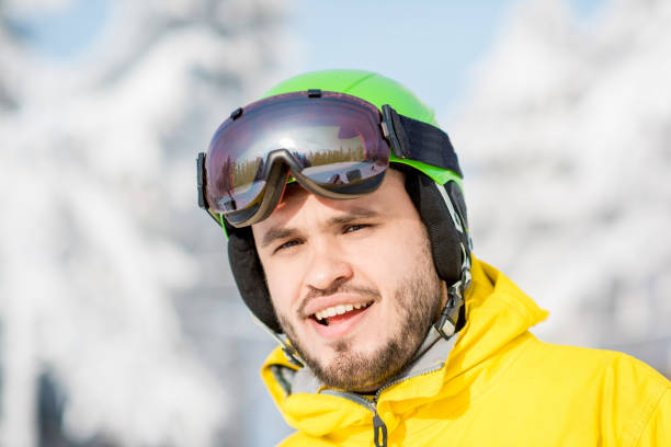 istock Snowboarder portrait outdoors 912255180