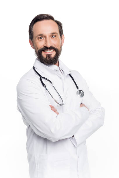 istock middle aged doctor with stethoscope 912259456