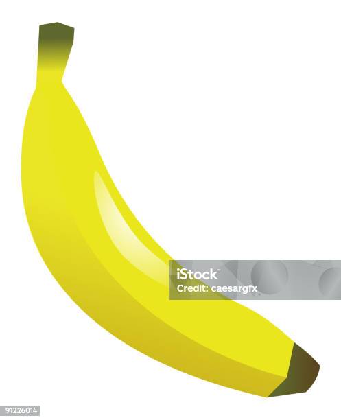 Banana - Arte vetorial de stock e mais imagens de Alimentação Saudável - Alimentação Saudável, Amarelo, Antioxidante