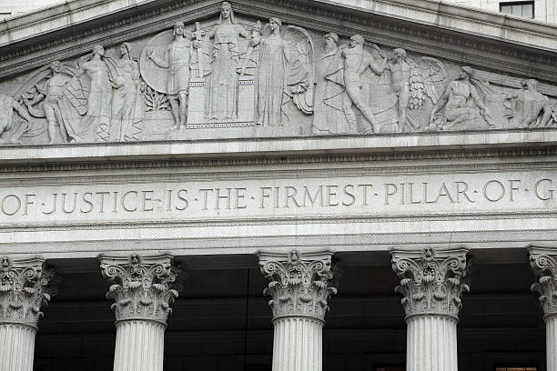 istock Columns outside Law Court 91226052