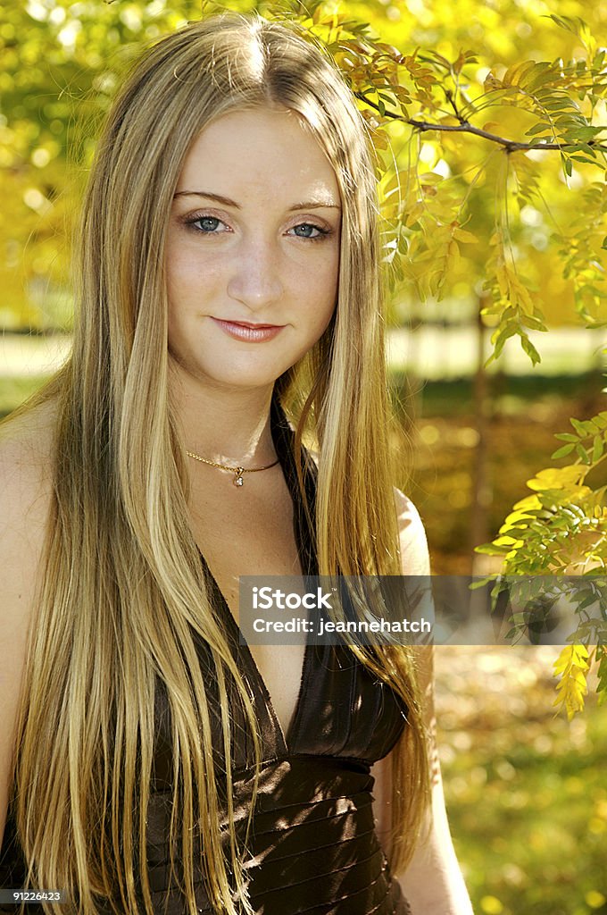 Menina de Ouro - Royalty-free Adolescente Foto de stock