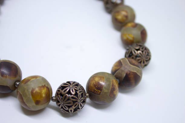istock Necklace with large round beads 912267420