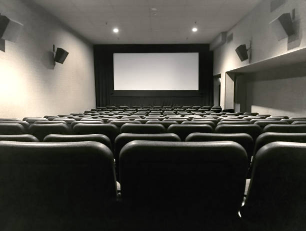Movie theather Comfortable movie theater seats theather stock pictures, royalty-free photos & images
