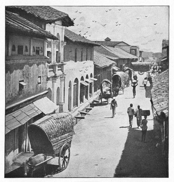istock The Streets in Calcutta, India - British Era 912270958