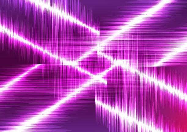 istock Laser Purple abstract Background with Digital wave and shiny concept,design for Wallpaper and other,Vector,Illustration. 912271292