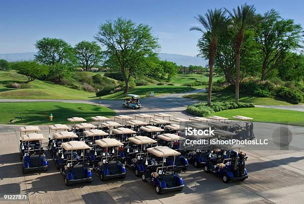 Golf Carts Stock Photo - Download Image Now - La Quinta - California, California, Color Image