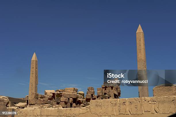 Obelisks Symbol Of The God Sun Ra In Ancient Egypt Stock Photo - Download Image Now