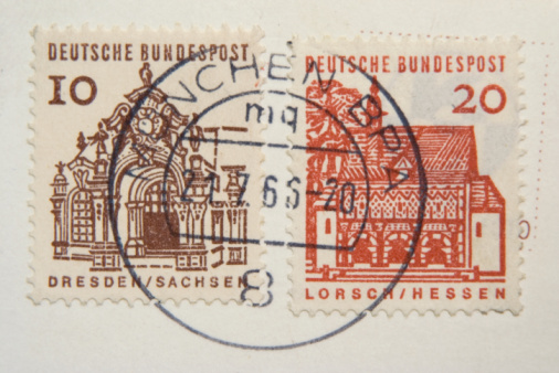 Postage stamp printed in Germany shows Berlin emergency levy, Tax stamp, 1948