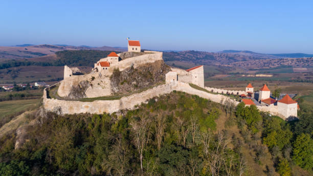 istock Rupea fortress, Brasov county, Romania. 912290404