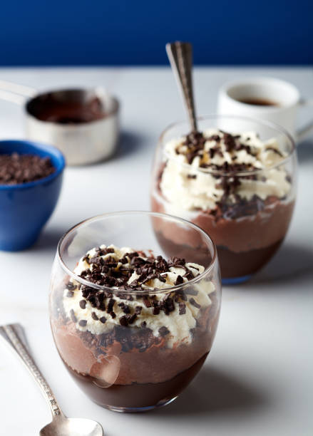 istock Chocolate and whipped cream dessert 912291482