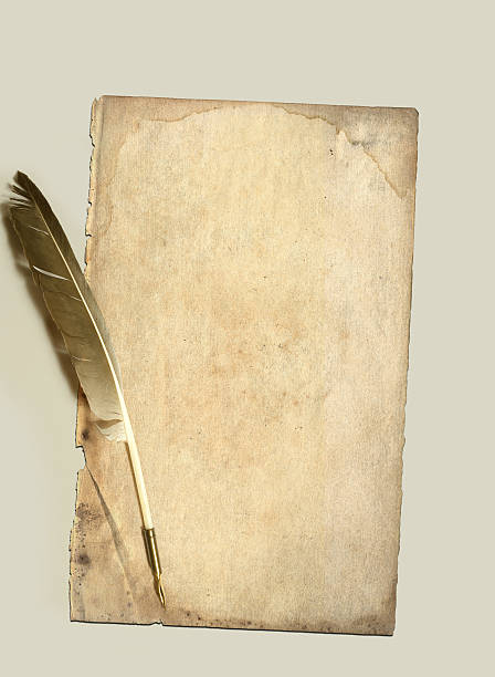 istock Old Paper and Quill Pen 91229398