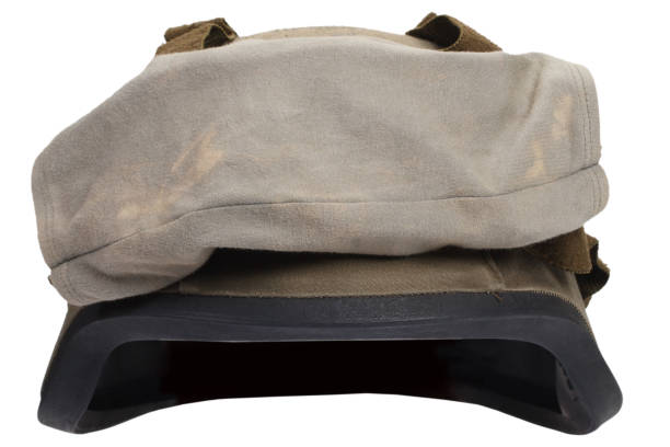 istock kevlar helmet with camouflage cover and protective goggles 912295918