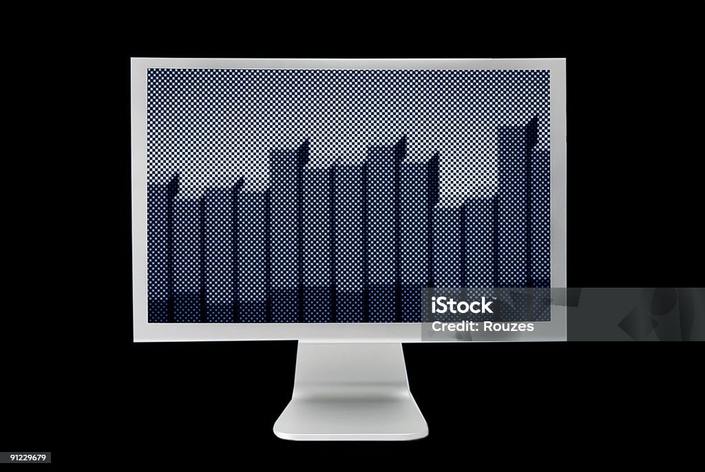 Business Graph  Black Color Stock Photo