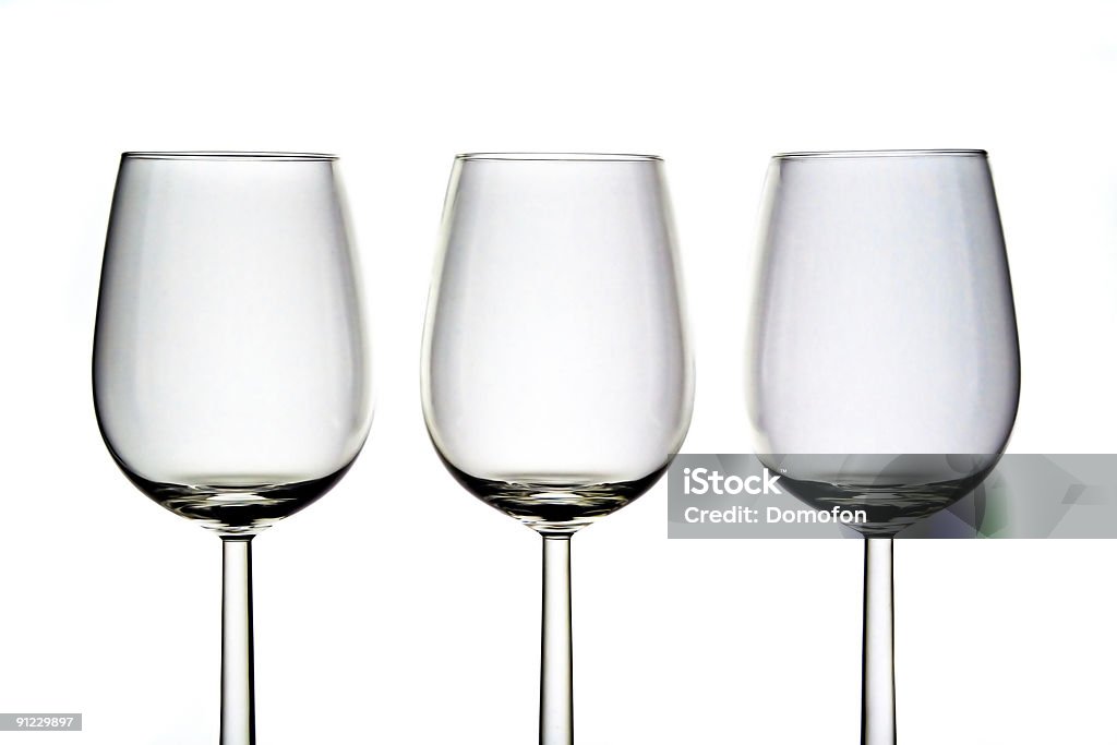 Tres copas de vino - Foto de stock de Al lado de libre de derechos